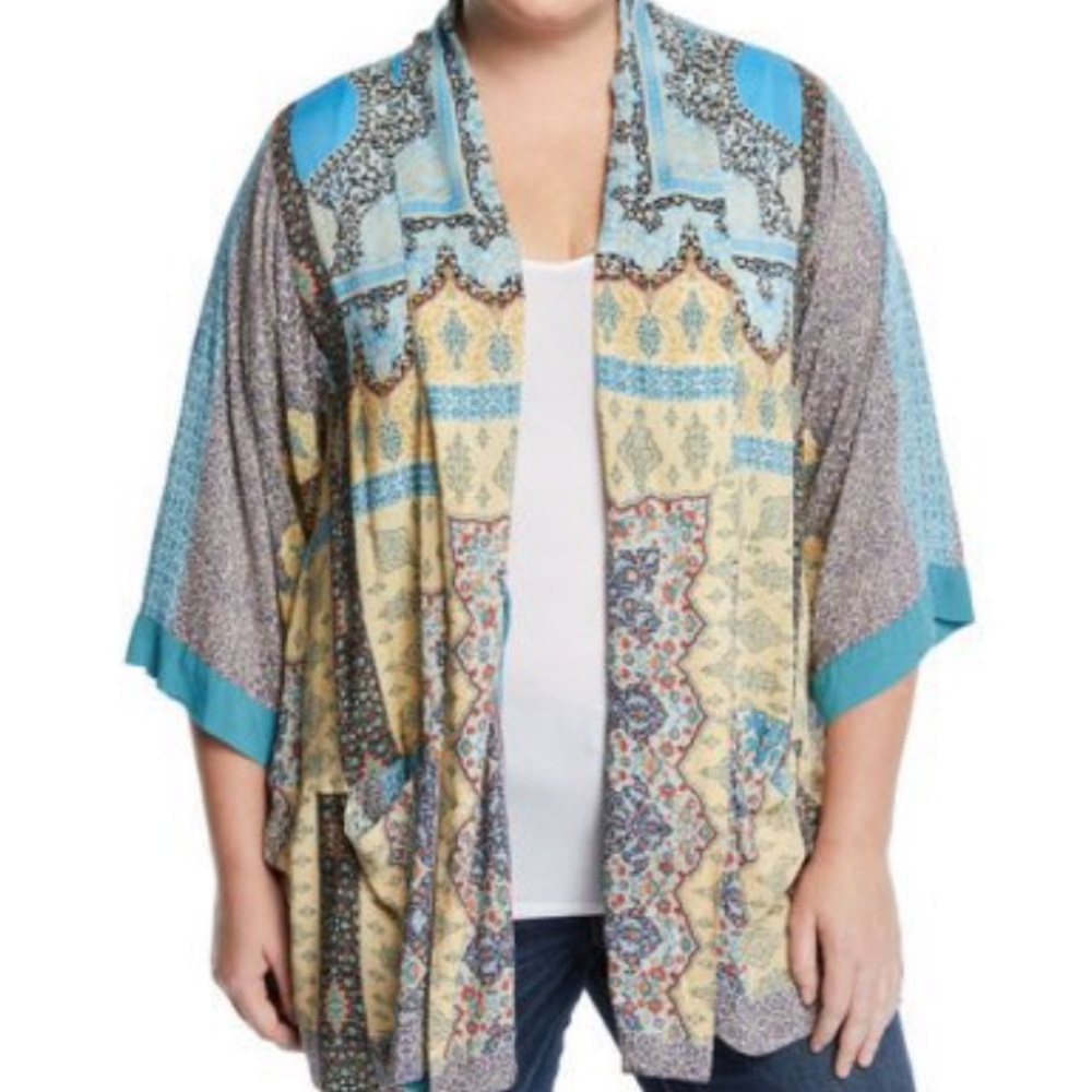 Johnny Was Koben Journal 3/4-Sleeves Kimono